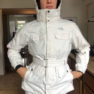 The North Face Hyvent 600 Down Ski Jacket White
